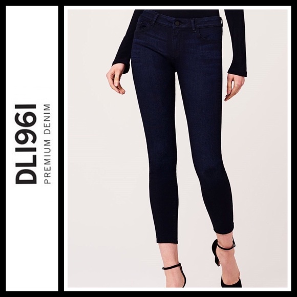 dl1961 margaux instasculpt ankle skinny jeans black